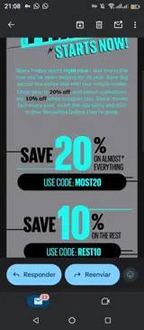 Sneaky Pete Store coupon verification screenshot