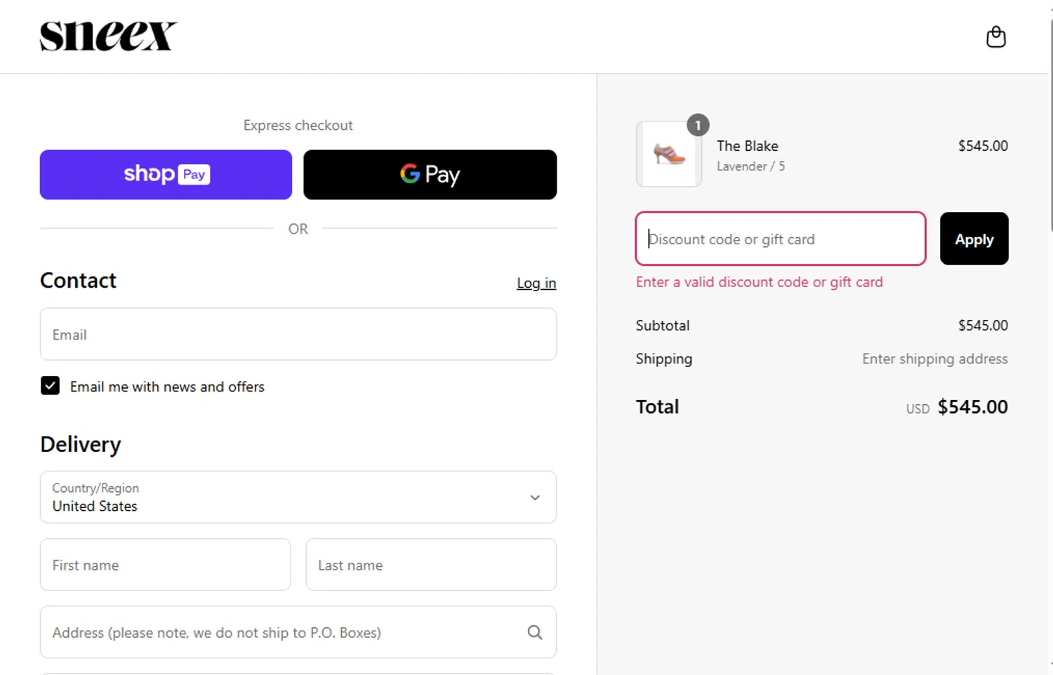 Sneex discount code screenshot showing code CYBER50 applied at Sneex checkout page. Uploaded by SimplyCodes community member BargainSaver8204 on Mar 16, 2025