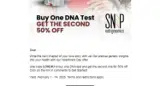 SNiP Nutrigenomics coupon verification screenshot