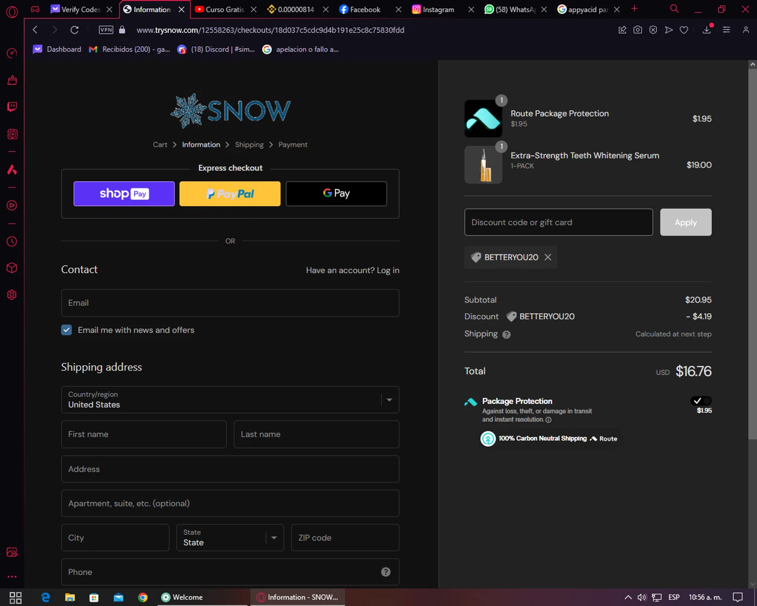 Snow Teeth Whitening Promo Codes 20 Off March 2024