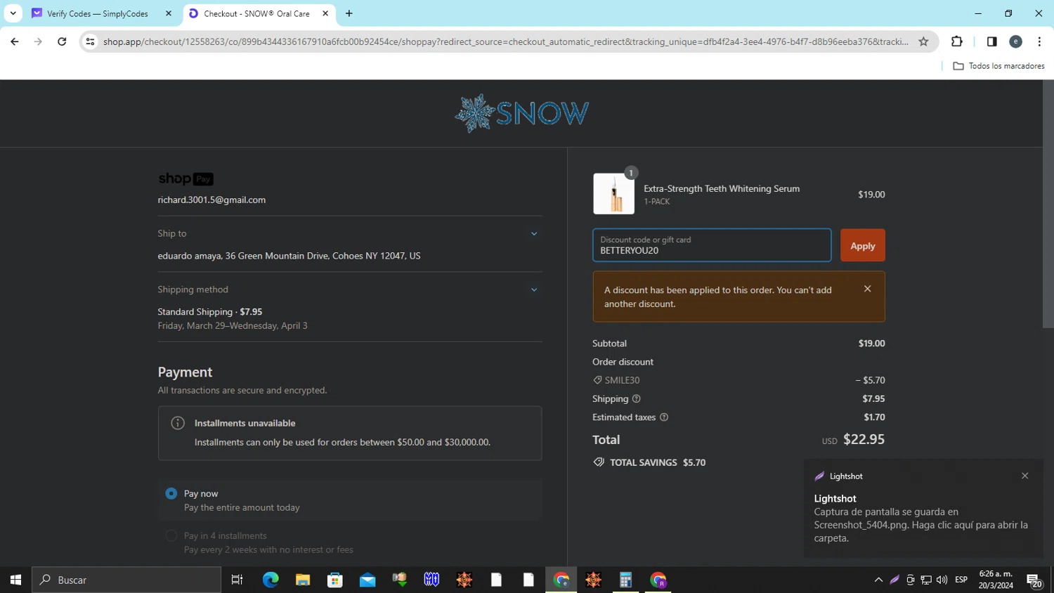 Snow Teeth Whitening Promo Codes 20 Off March 2024