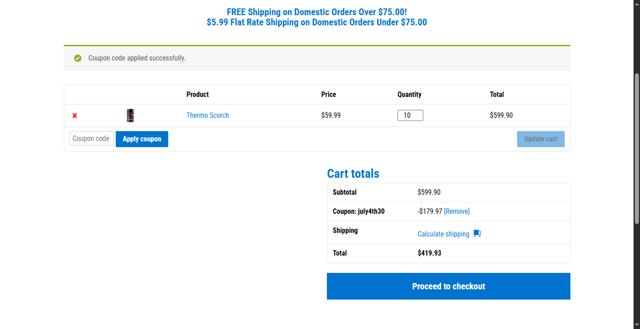 SNS checkout page showing SNS promo code box | Screenshot taken by SimplyCodes community member on Jul 4, 2025