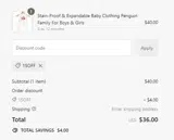 15OFF coupon verification screenshot