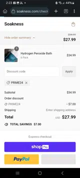 PRIME24 coupon verification screenshot