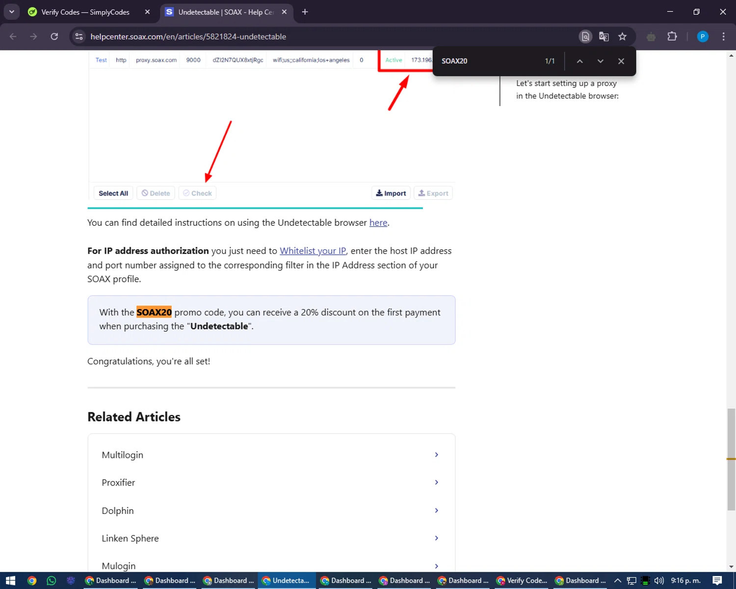 SOAX checkout page showing SOAX coupon code box | Screenshot taken by SimplyCodes community member on Jan 27, 2025