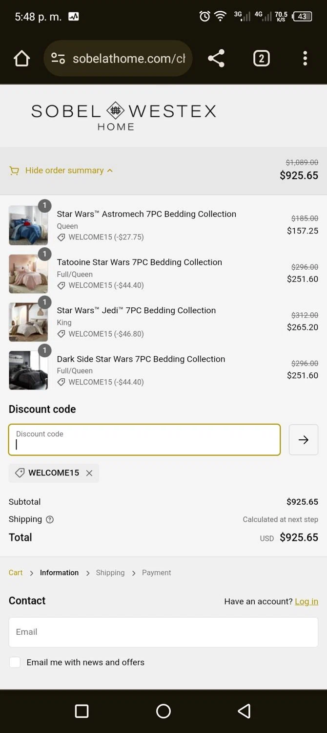 Sobel at Home Promo Codes 15 Off September 2024