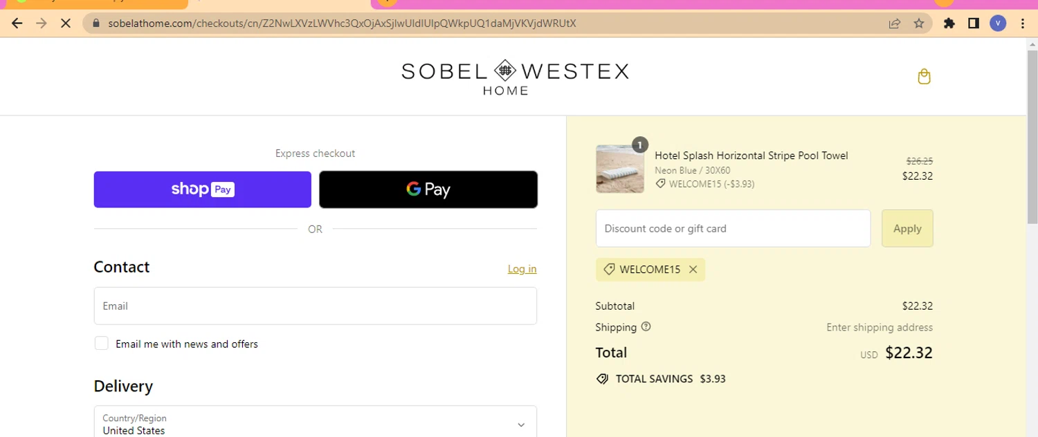 Sobel at Home Promo Codes 15 Off September 2024