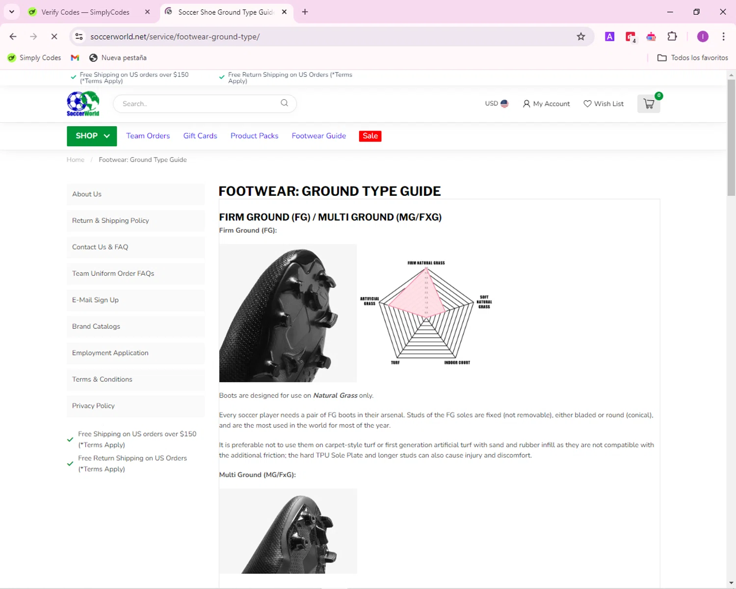 SoccerWorld checkout page showing SoccerWorld promo code box | Screenshot taken by SimplyCodes community member on Oct 1, 2024