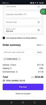 Social House Boutique coupon verification screenshot