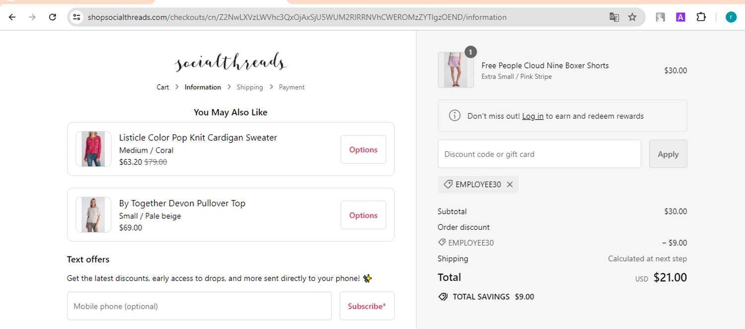 Social Threads Promo Codes 30 Off September 2024