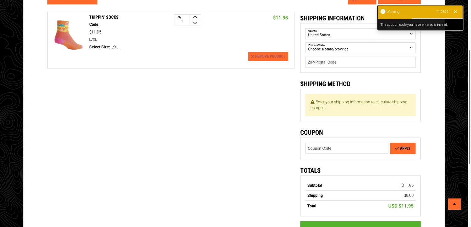 SockGuy promo code screenshot showing code SGLABOR applied at SockGuy checkout page. Uploaded by SimplyCodes community member PromoElite4745 on Sep 16, 2025