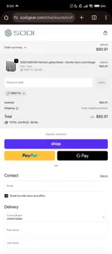 First10 coupon verification screenshot