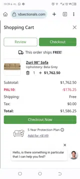 cat10 coupon verification screenshot
