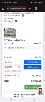 Best5 coupon verification screenshot