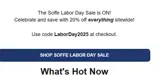LABORDAY2025 coupon verification screenshot