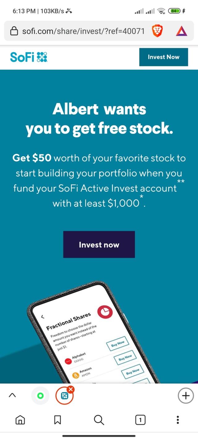 SoFi checkout page showing SoFi promo code box | Screenshot taken by SimplyCodes community member on Oct 4, 2021