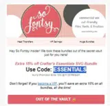 ESSENTIALS coupon verification screenshot