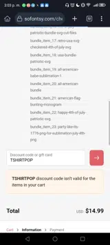 STUCK coupon verification screenshot