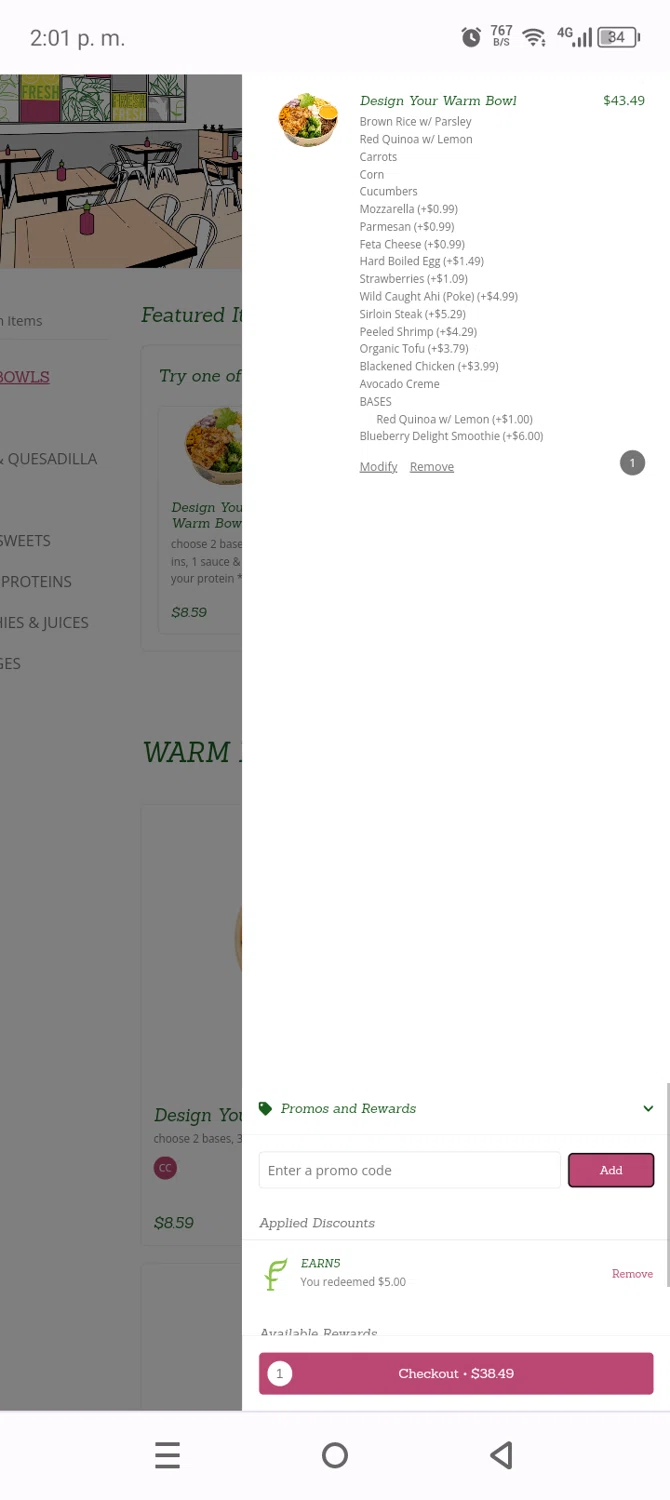 SoFresh checkout page showing SoFresh promo code box | Screenshot taken by SimplyCodes community member on Oct 9, 2024