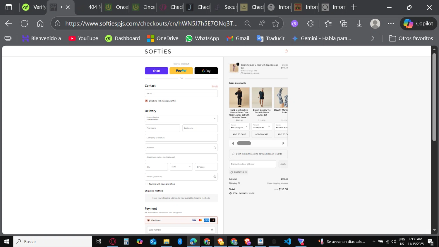 Softies discount code screenshot showing code snooze15 applied at Softies checkout page. Uploaded by SimplyCodes community member Carbon132 on Nov 15, 2025