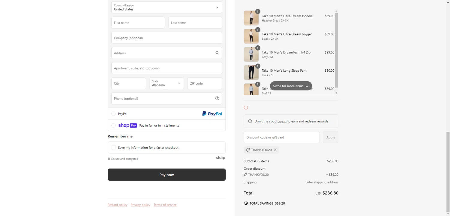 Softies discount code screenshot showing code THANKYOU20 applied at Softies checkout page. Uploaded by SimplyCodes community member PromoAdmiral6652 on Jun 26, 2025