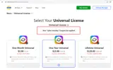 cyber-monday coupon verification screenshot