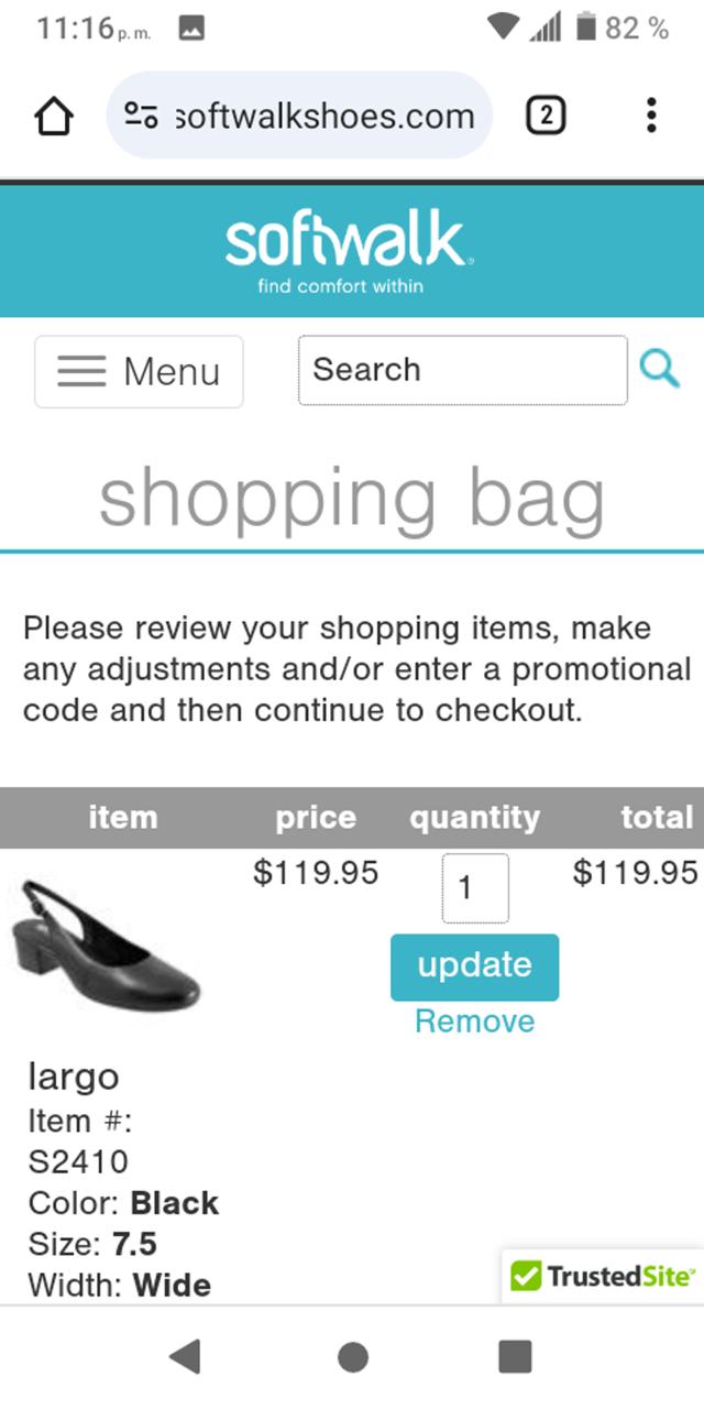 SoftWalk checkout page showing SoftWalk promo code box | Screenshot taken by SimplyCodes community member on Jun 21, 2024