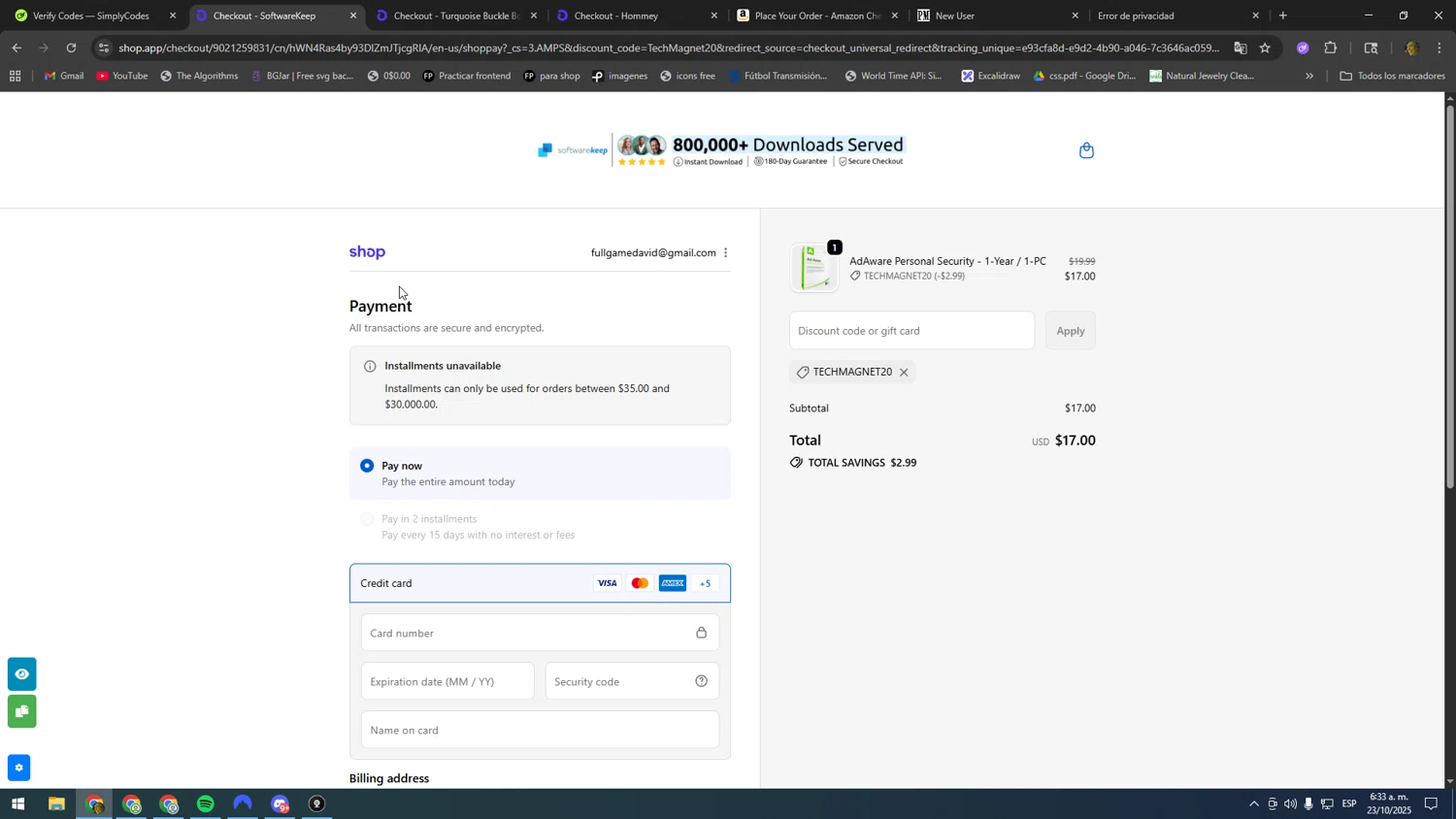 SoftwareKeep promo code screenshot showing code TechMagnet20 applied at SoftwareKeep checkout page. Uploaded by SimplyCodes community member SOOOOOOOOOOOOOOOOOOOOOOO on Oct 23, 2025