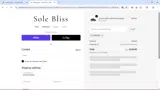 Sole Bliss coupon verification screenshot