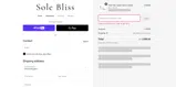Sole Bliss coupon verification screenshot