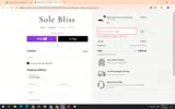 Sole Bliss coupon verification screenshot