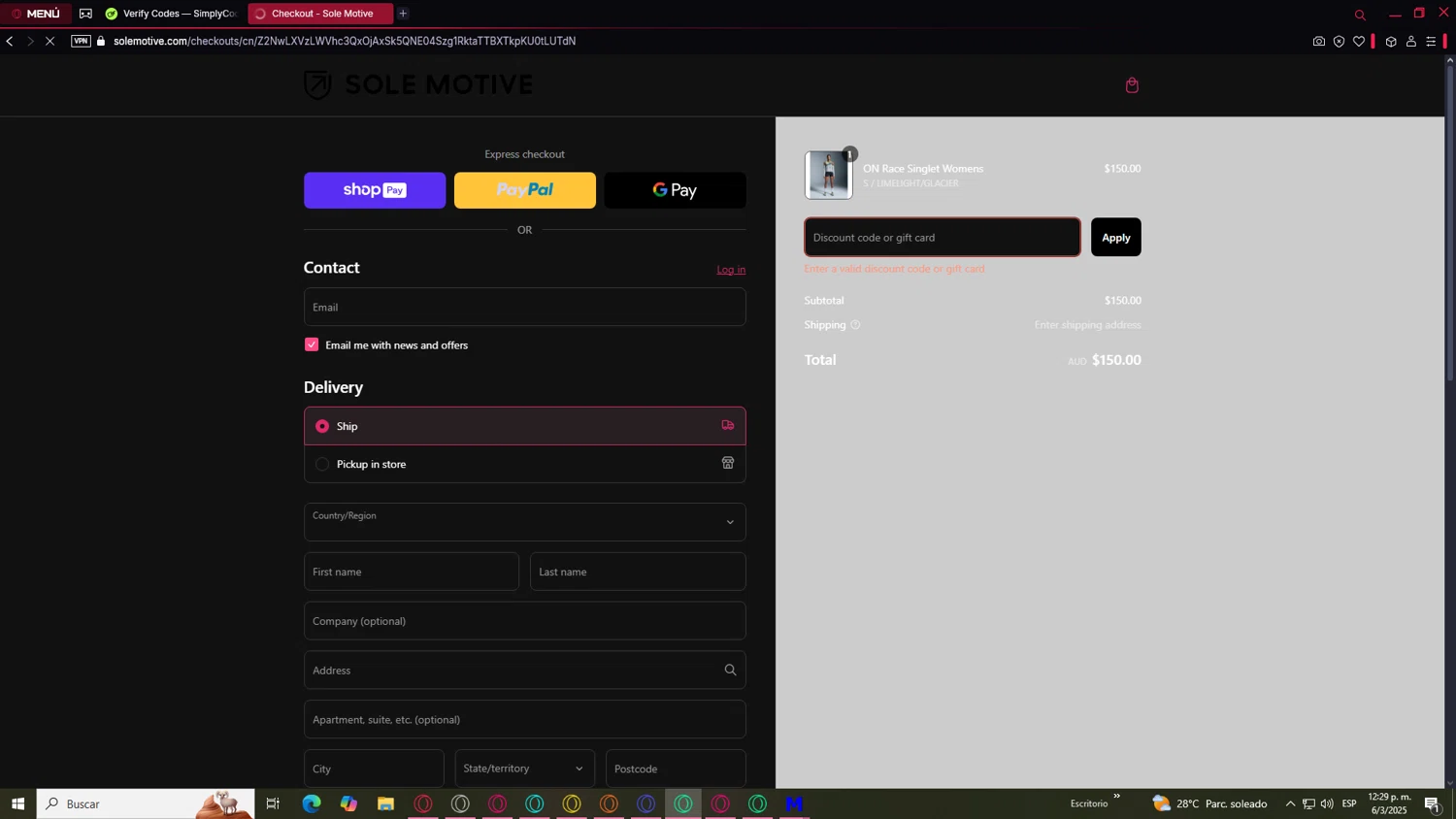 Sole Motive discount code screenshot showing code CTM24 applied at Sole Motive checkout page. Uploaded by SimplyCodes community member DiscountPilot6482 on Mar 6, 2025