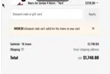 Sole Play ATL coupon verification screenshot