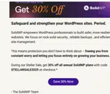 STELLARSALE2025 coupon verification screenshot