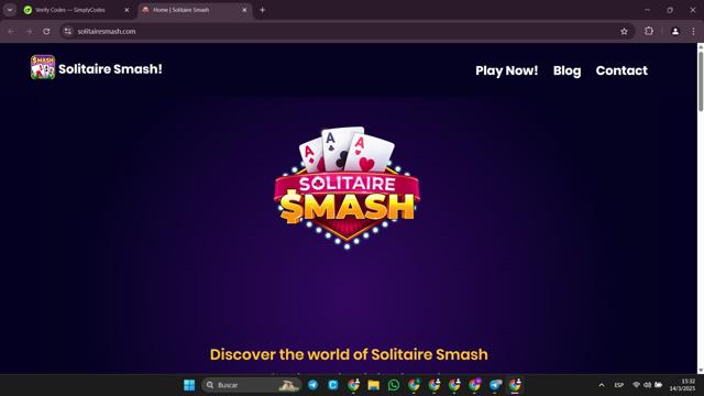 Solitaire Smash checkout page showing Solitaire Smash promo code box | Screenshot taken by SimplyCodes community member on Mar 14, 2025