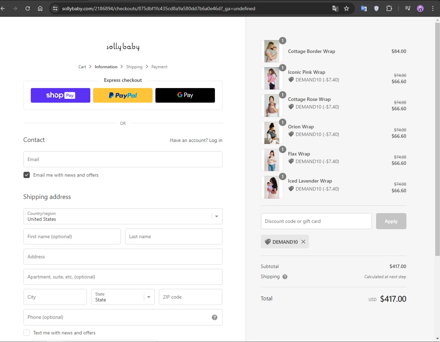 Solly Baby Discount Codes 10 Off Coupons in August 2024 SimplyCodes