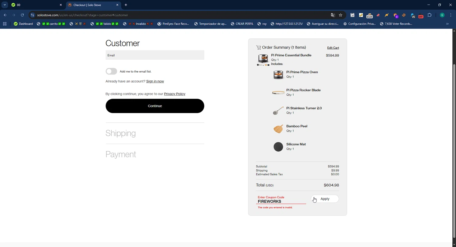 Solo Stove coupon code screenshot showing code FIREWORKS applied at Solo Stove checkout page. Uploaded by SimplyCodes community member WiseMaestro7997 on Sep 8, 2025