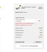 Solo Stove coupon verification screenshot