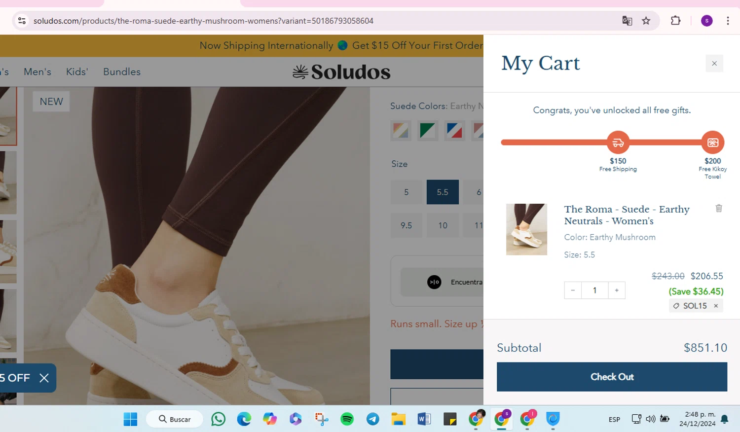 Soludos new customer promo code online