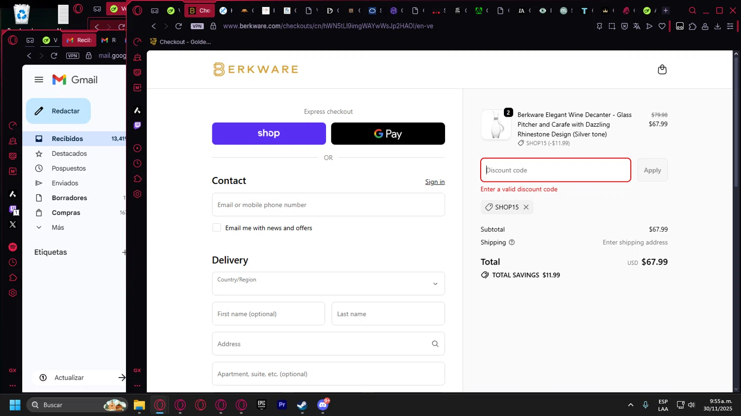 Solutions Pest & Lawn discount code screenshot showing code boxoff5 applied at Solutions Pest & Lawn checkout page. Uploaded by SimplyCodes community member Billyyou on Nov 30, 2025