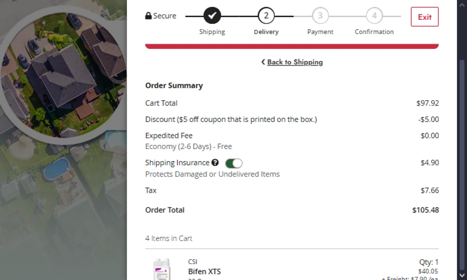 Solutions Pest & Lawn checkout page showing Solutions Pest & Lawn discount code box | Screenshot taken by SimplyCodes community member on Sep 26, 2025