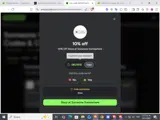 DELTA10 coupon verification screenshot