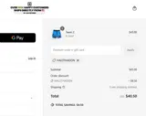 Some Slight Clothing coupon verification screenshot