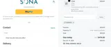 SONA coupon verification screenshot