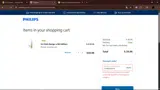 Sonicare coupon verification screenshot