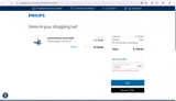 Sonicare coupon verification screenshot