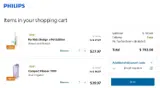 Sonicare coupon verification screenshot