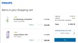 Sonicare coupon verification screenshot