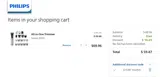 Sonicare coupon verification screenshot