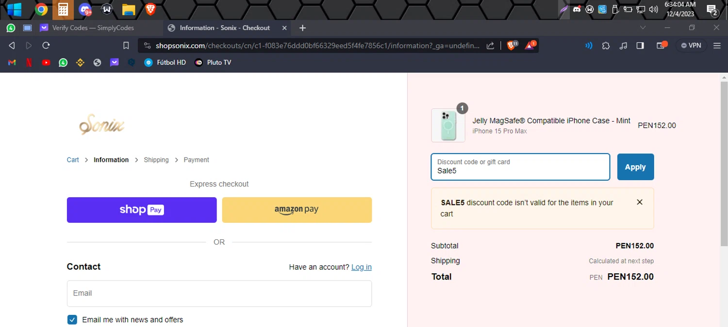 how to use Sonix coupons